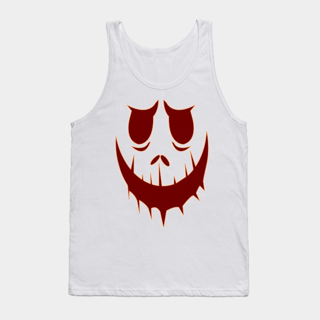 Trick or treating Dark Red Tank Top by titogfx